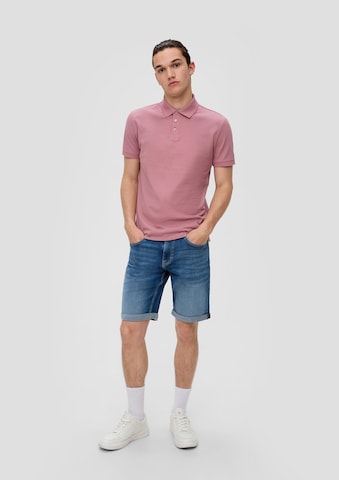 QS Poloshirt in Pink