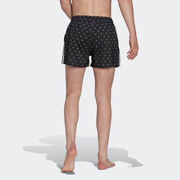 juoda ADIDAS SPORTSWEAR Maudymosi šortai 'Mini Logo Clx'