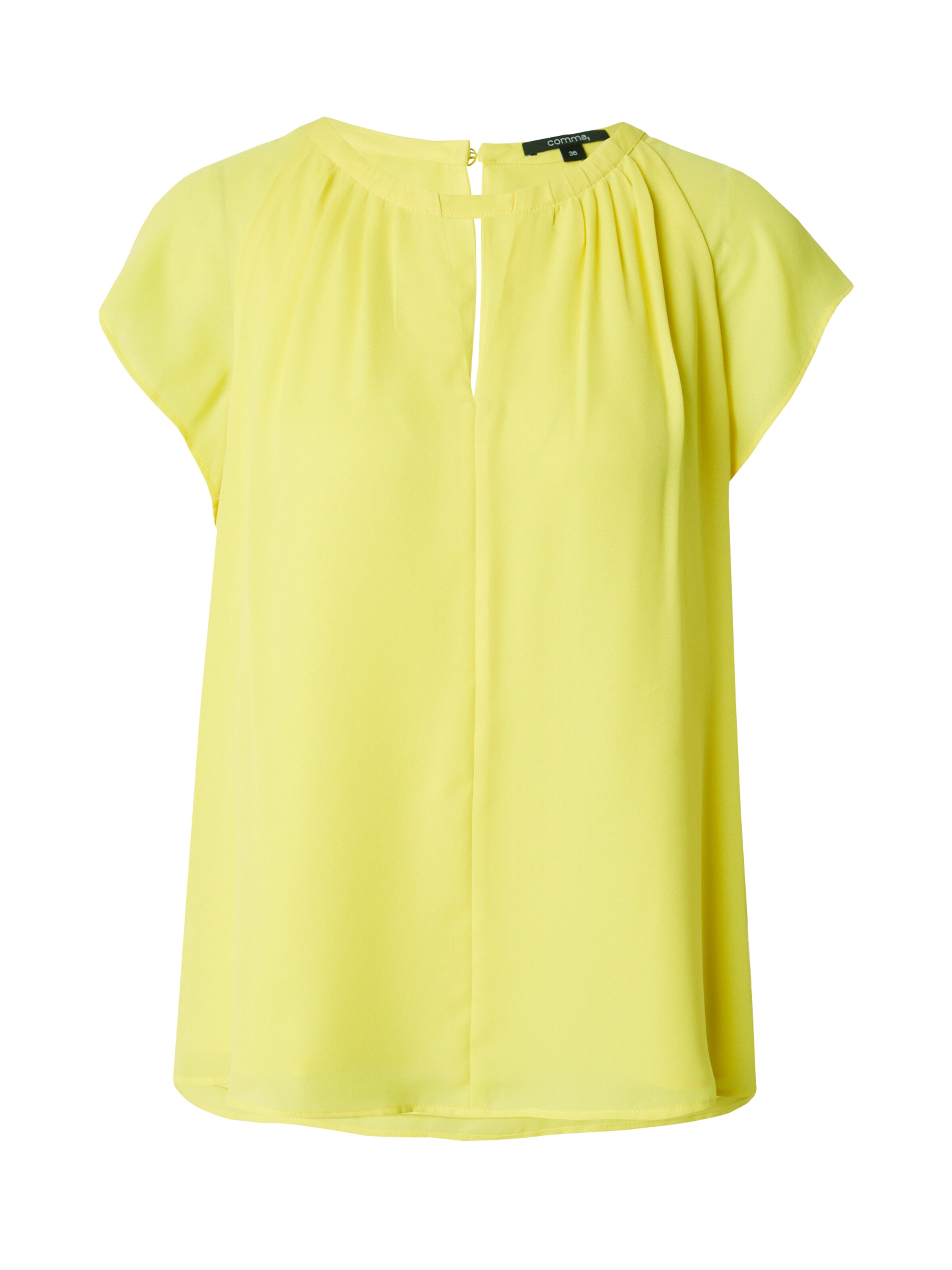 COMMA Bluse in Gelb: Vorderseite