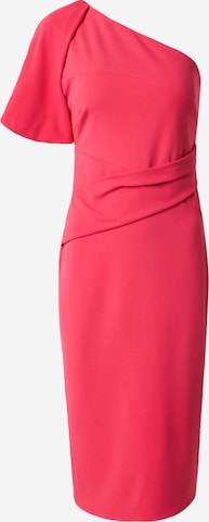 Rochie de cocktail de la Lipsy pe roz: față