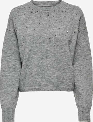 JDY Sweater 'NAMI LIFE' in Grey: front