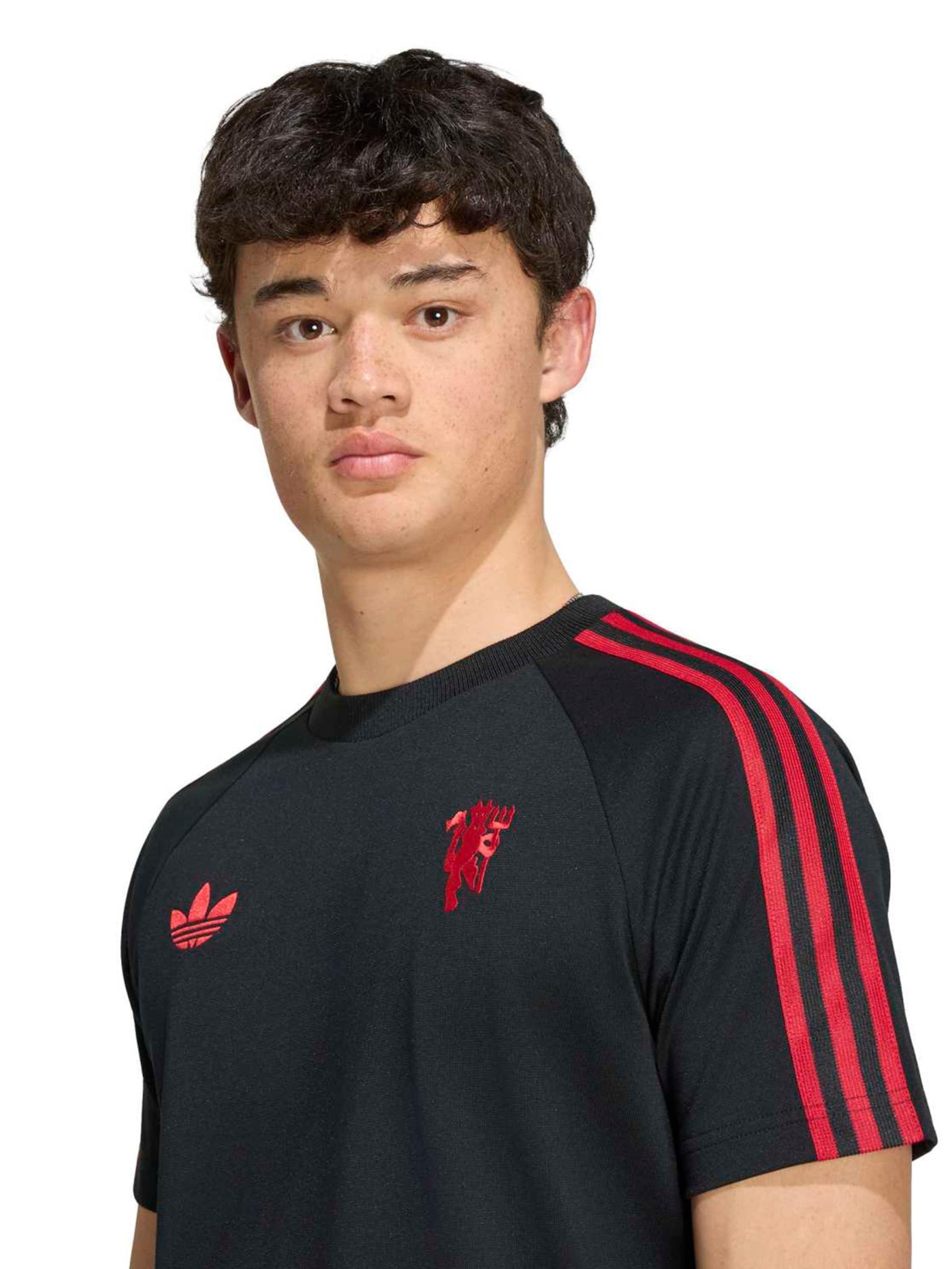 ADIDAS PERFORMANCE Функционална тениска 'MUFC' в черно