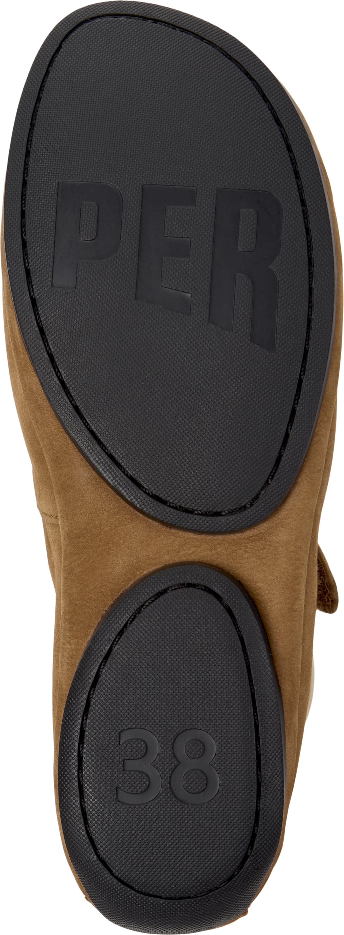 Ballerina con cinturino 'Right Nina' di CAMPER in marrone