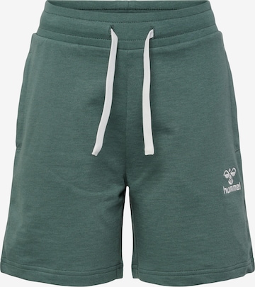 Pantaloni 'BASSIM' de la Hummel pe verde: față