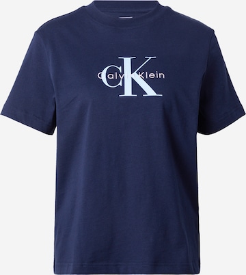 Calvin Klein JeansMajica - plava boja: prednji dio