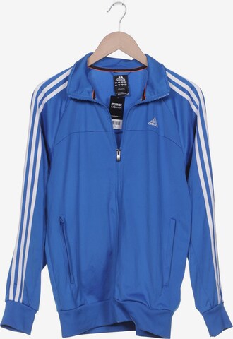 ADIDAS PERFORMANCE Sweatshirt & Zip-Up Hoodie in S in Blue: front