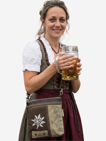 DOMELO Umhängetasche 'Domelo' in Braun: Vorderseite