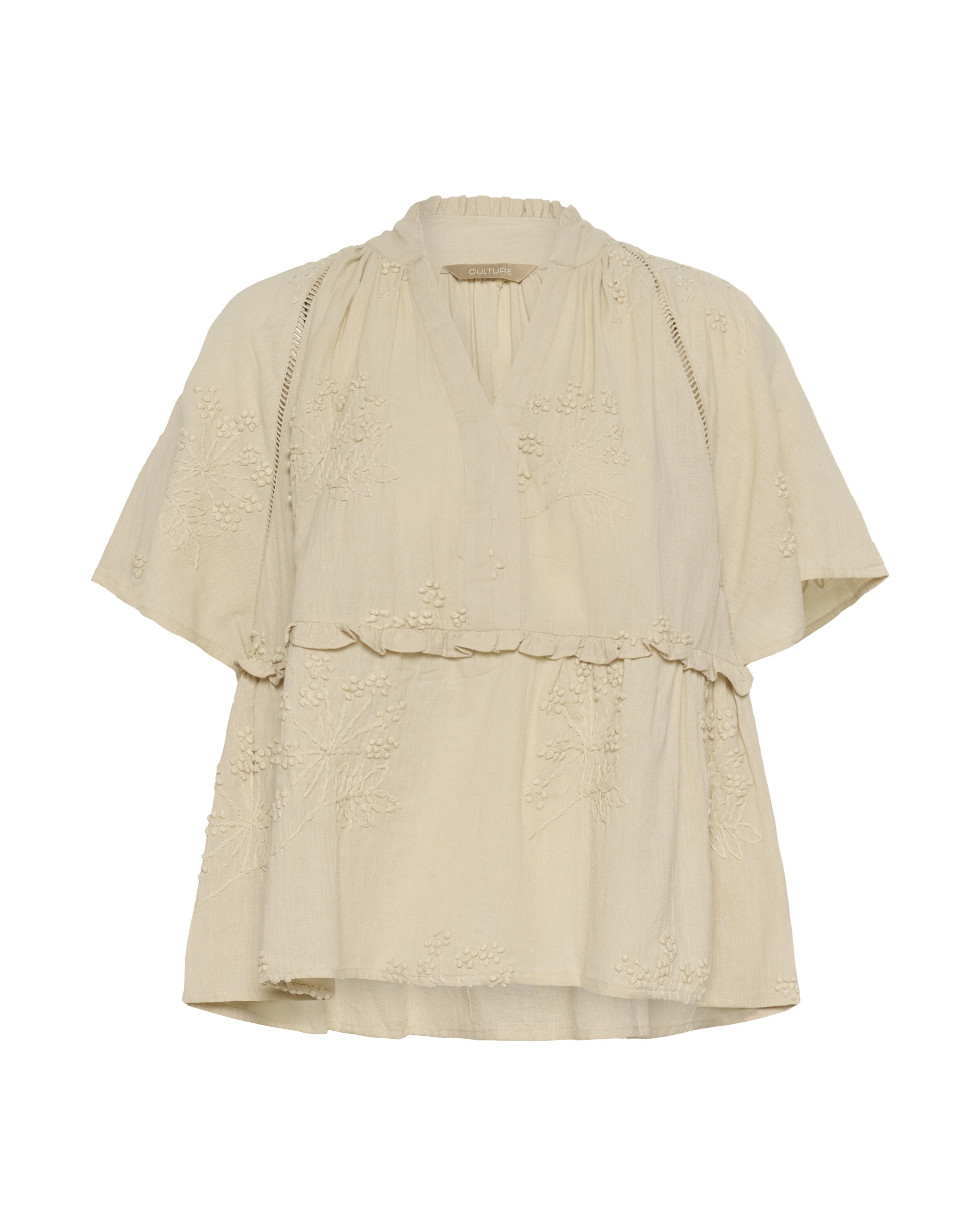 Chemisier 'CUjalia' CULTURE en beige : devant