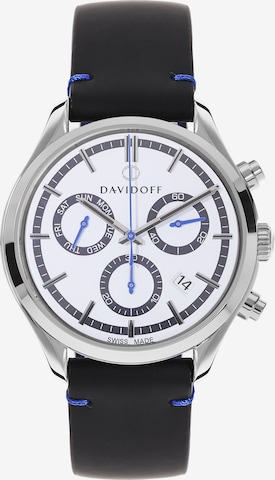 Davidoff Analog Watch in Silver: front