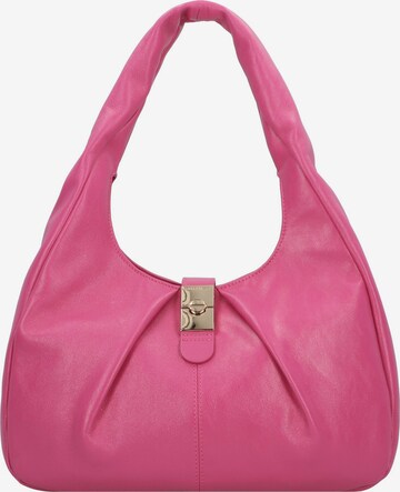 Borbonese Shoulder Bag in Pink: front