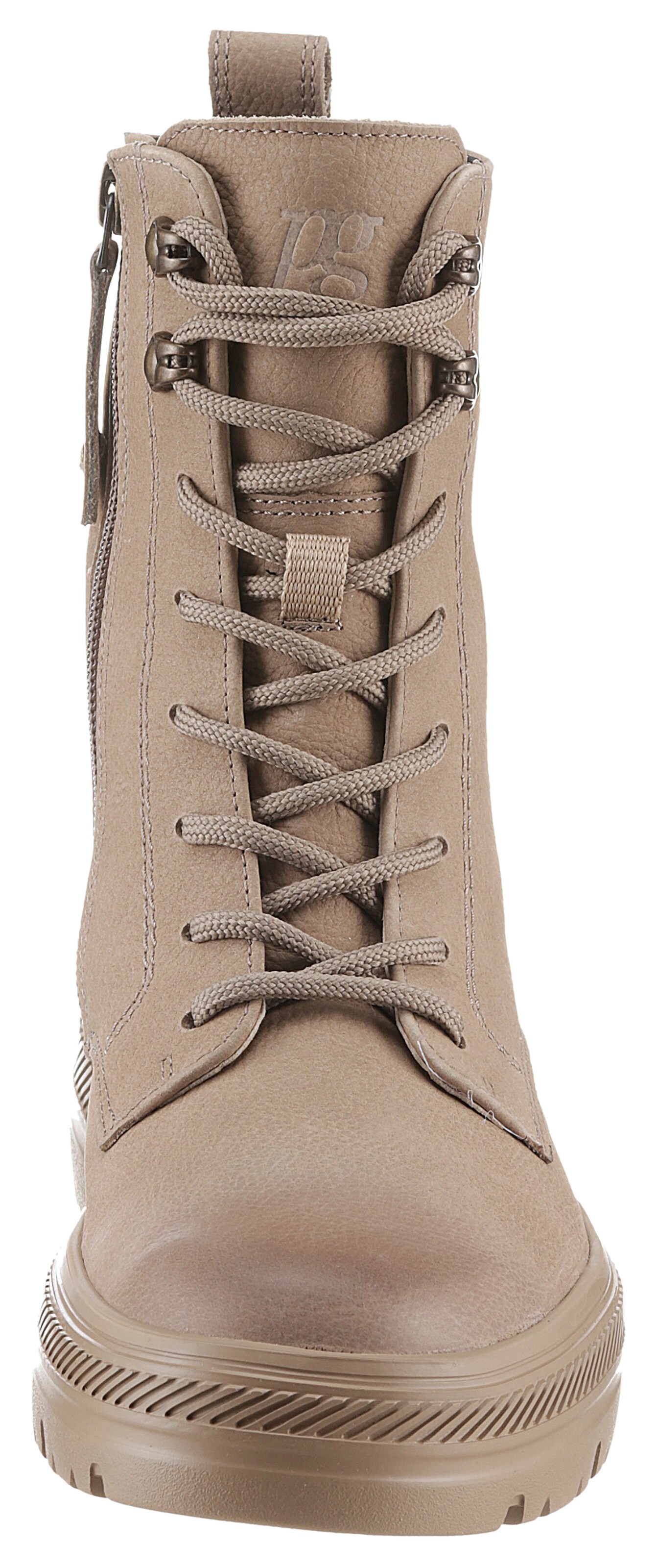 Paul Green Schnürstiefelette in Beige