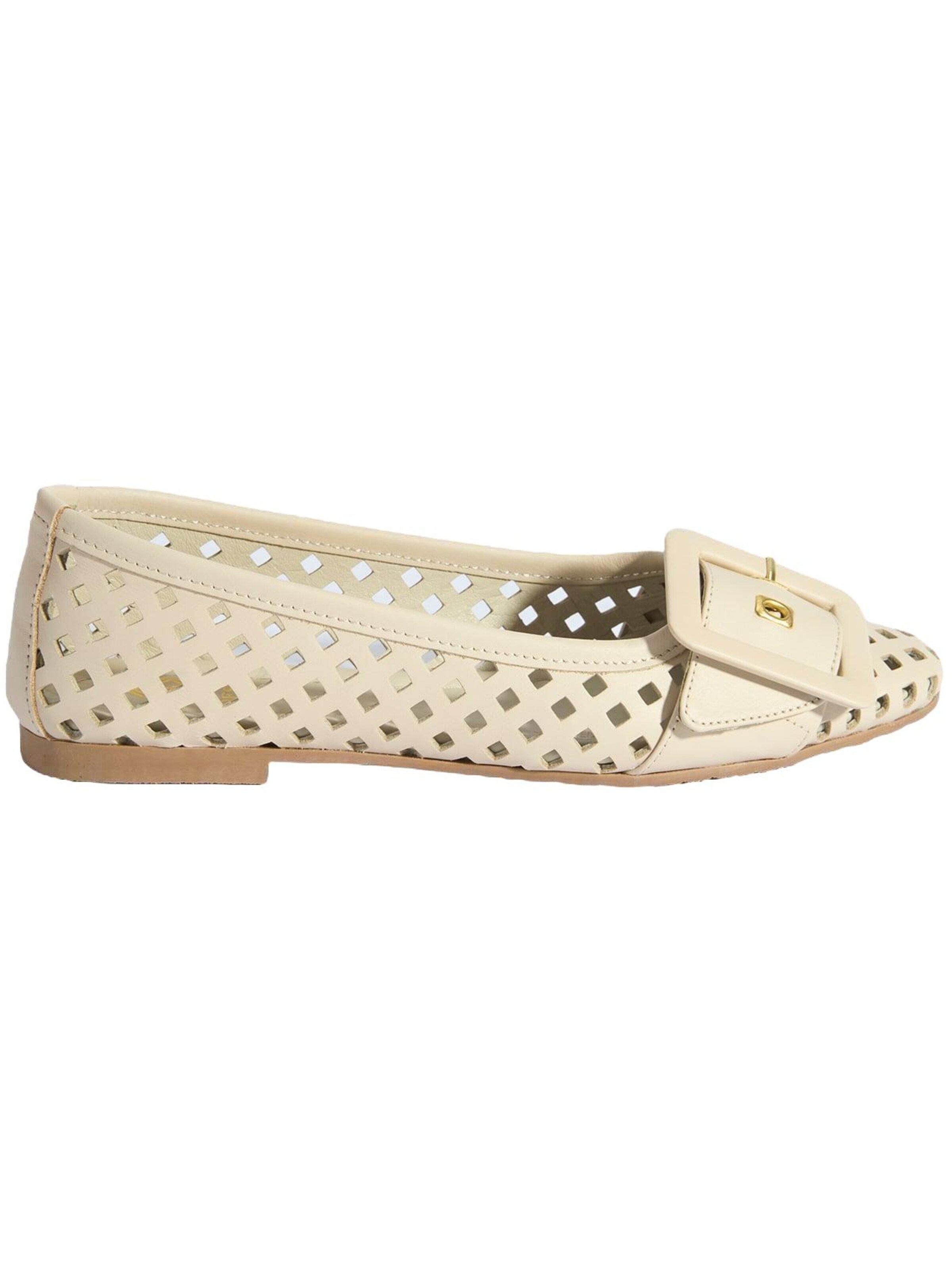 Desa Ballet Flats 'Ballettschuhe' in Beige