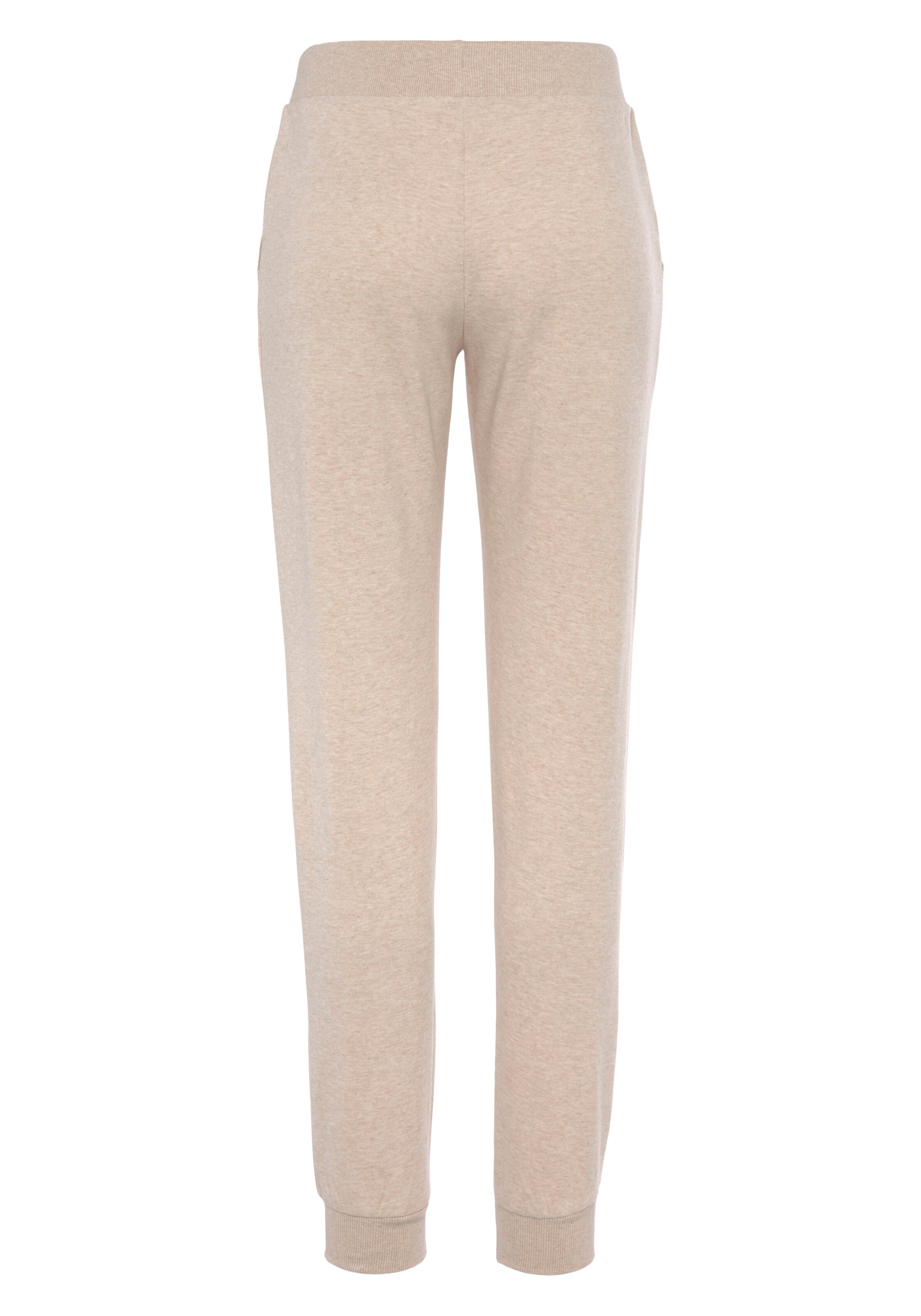 BENCH Zúžený Pyžamové kalhoty – béžová