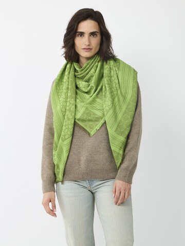 CODELLO Shawl in Green: front