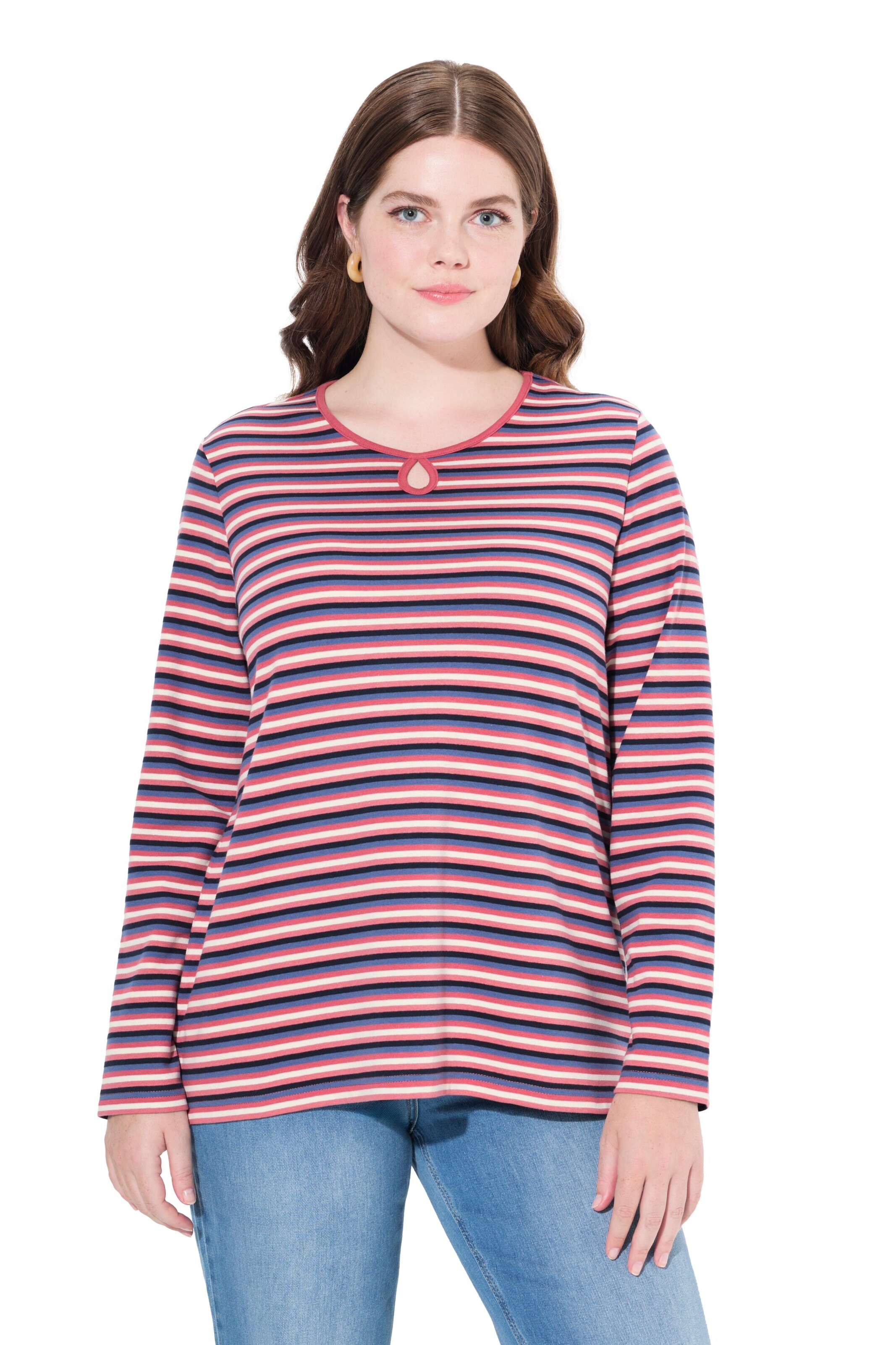 Ulla Popken Särk, värv roosa: eest vaates