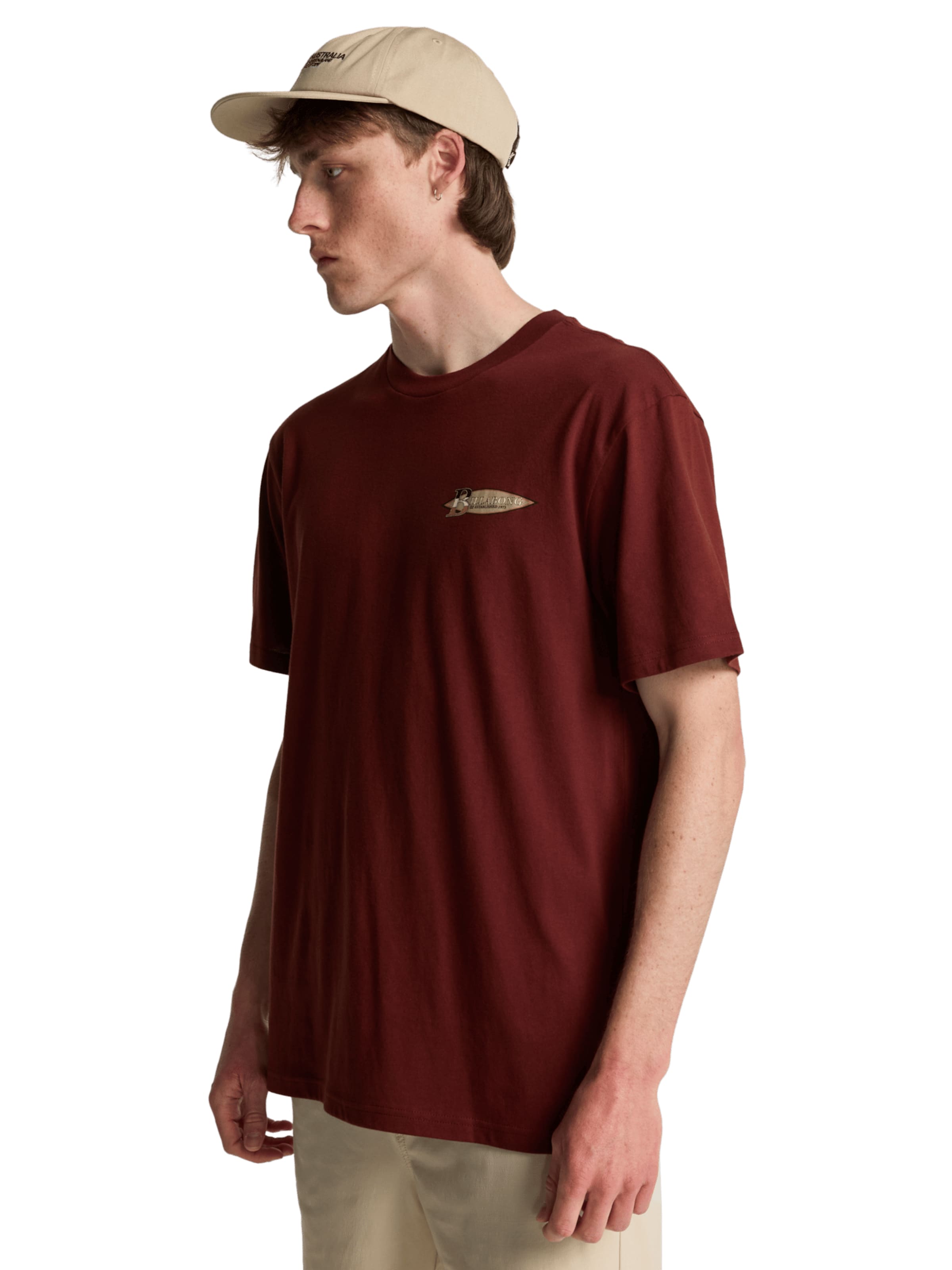 BILLABONG Shirt 'Runner Up' in Red