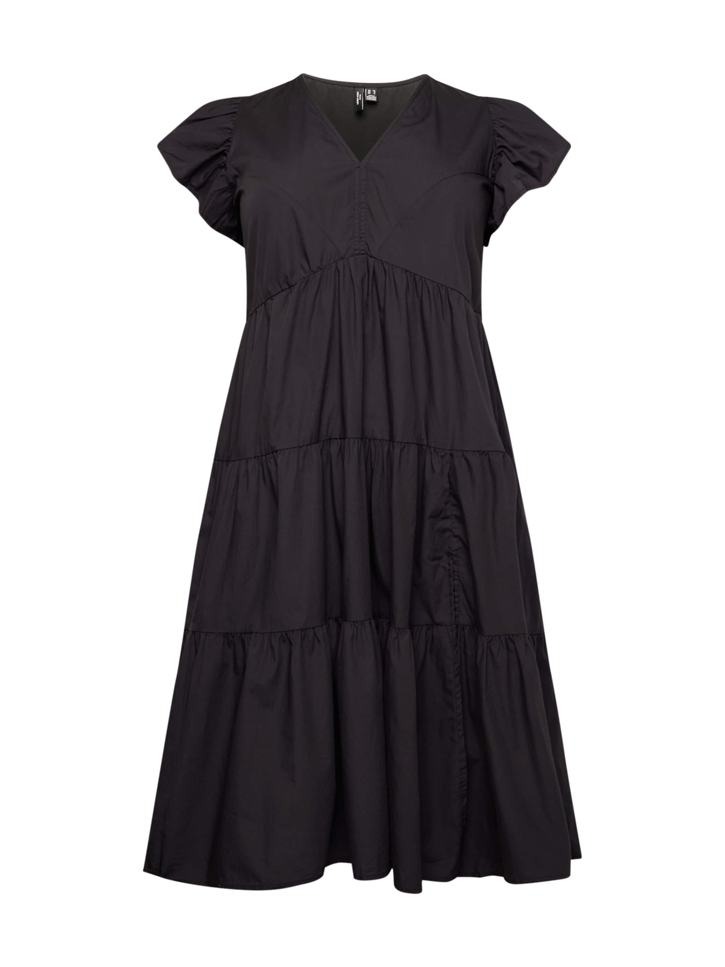 Robe 'JARLOTTE' Vero Moda Curve en noir : devant
