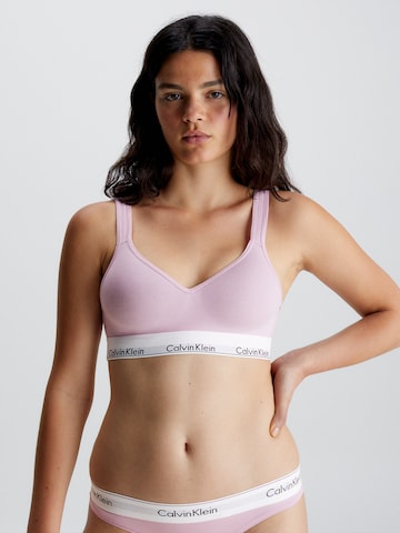 Calvin Klein Underwear - Soutien Bustier Soutien em roxo: frente