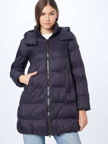 Peuterey Winter Coat in Blue: front