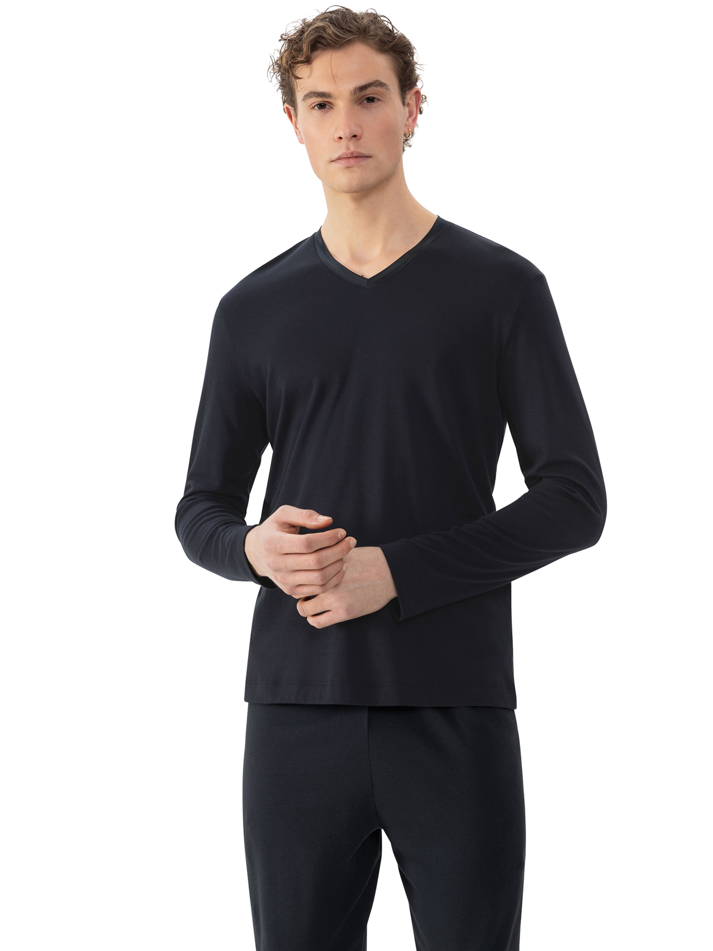 T-Shirt 'Aarhus' Mey en bleu : devant