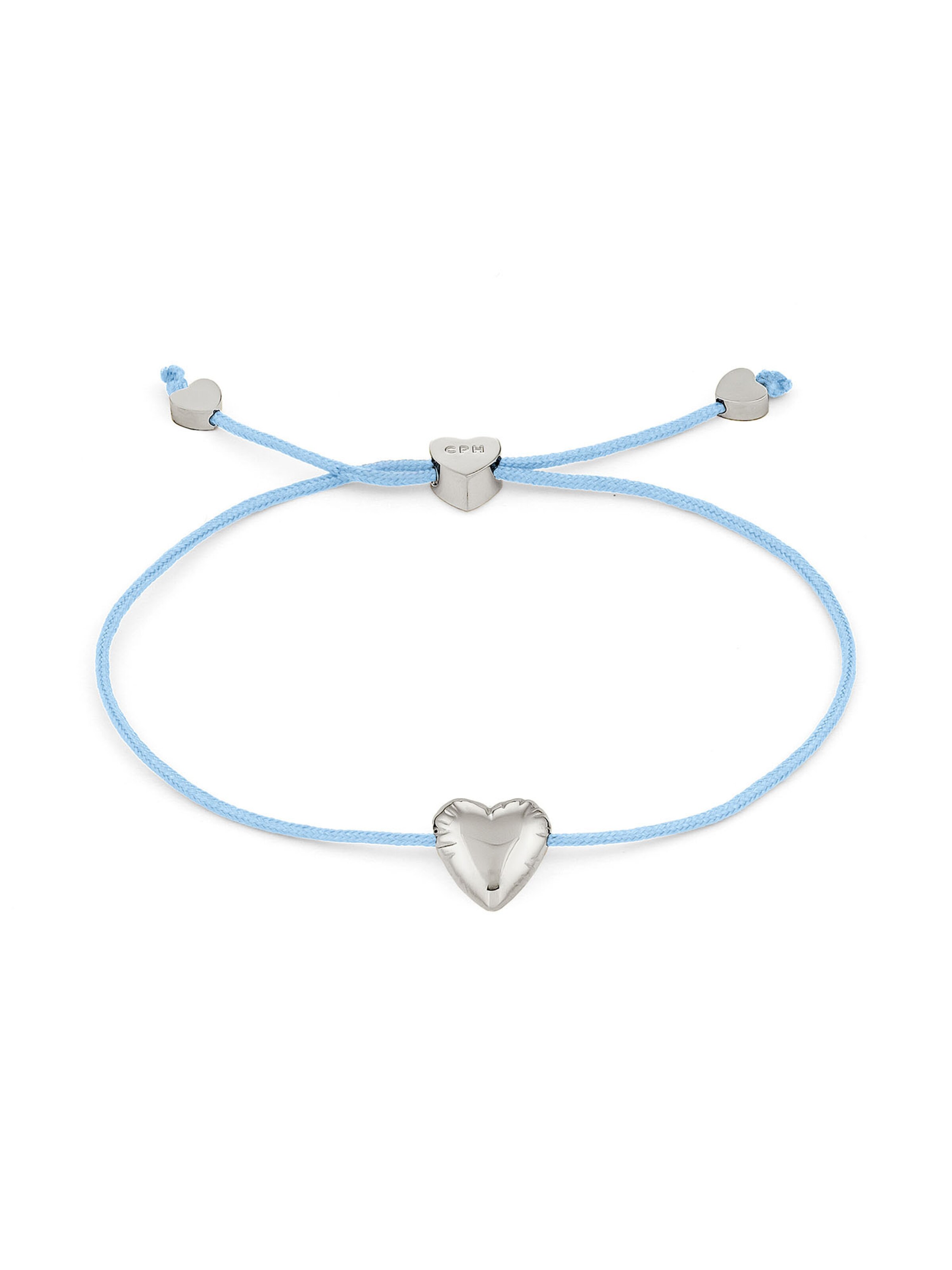 Copenhagen Studios Bracelet 'Balloon Hearts' in Blue: front