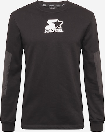 Starter Black Label Sweatshirt in Schwarz: predná strana