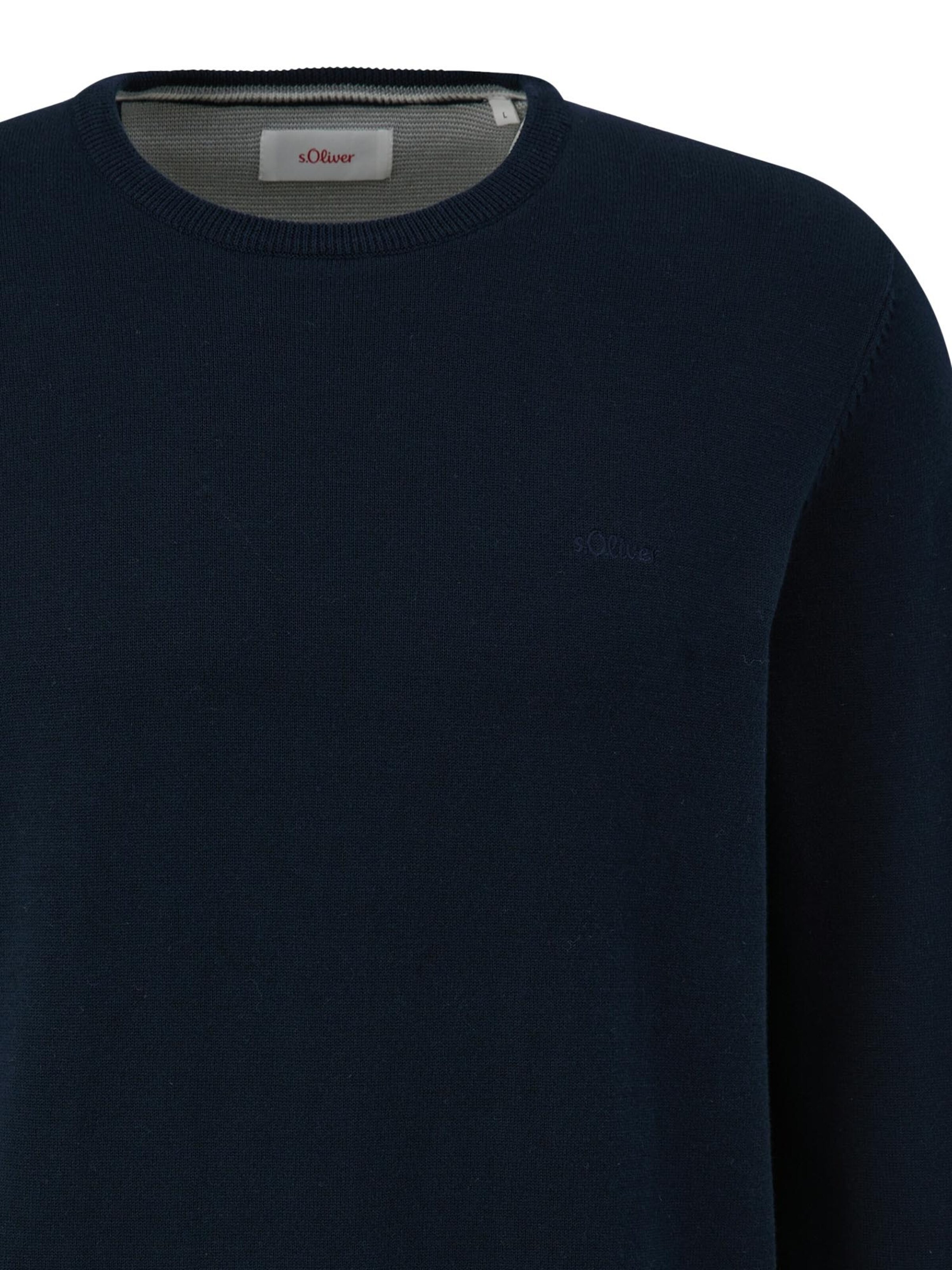 s.Oliver Pullover 'Basic'‌‌‌‌‌‌‌‌ in Blau