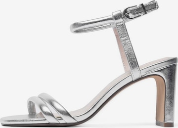 Bianco Strap Sandals 'Cherry' in Silver: front