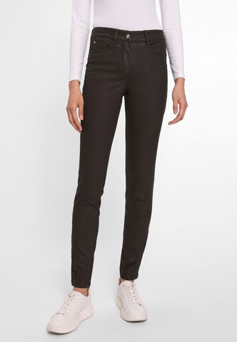 Basler Skinny Jeans in Bruin: voorkant