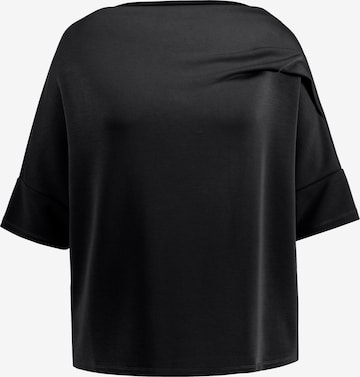 Ulla Popken Sweatshirt in Schwarz: predná strana