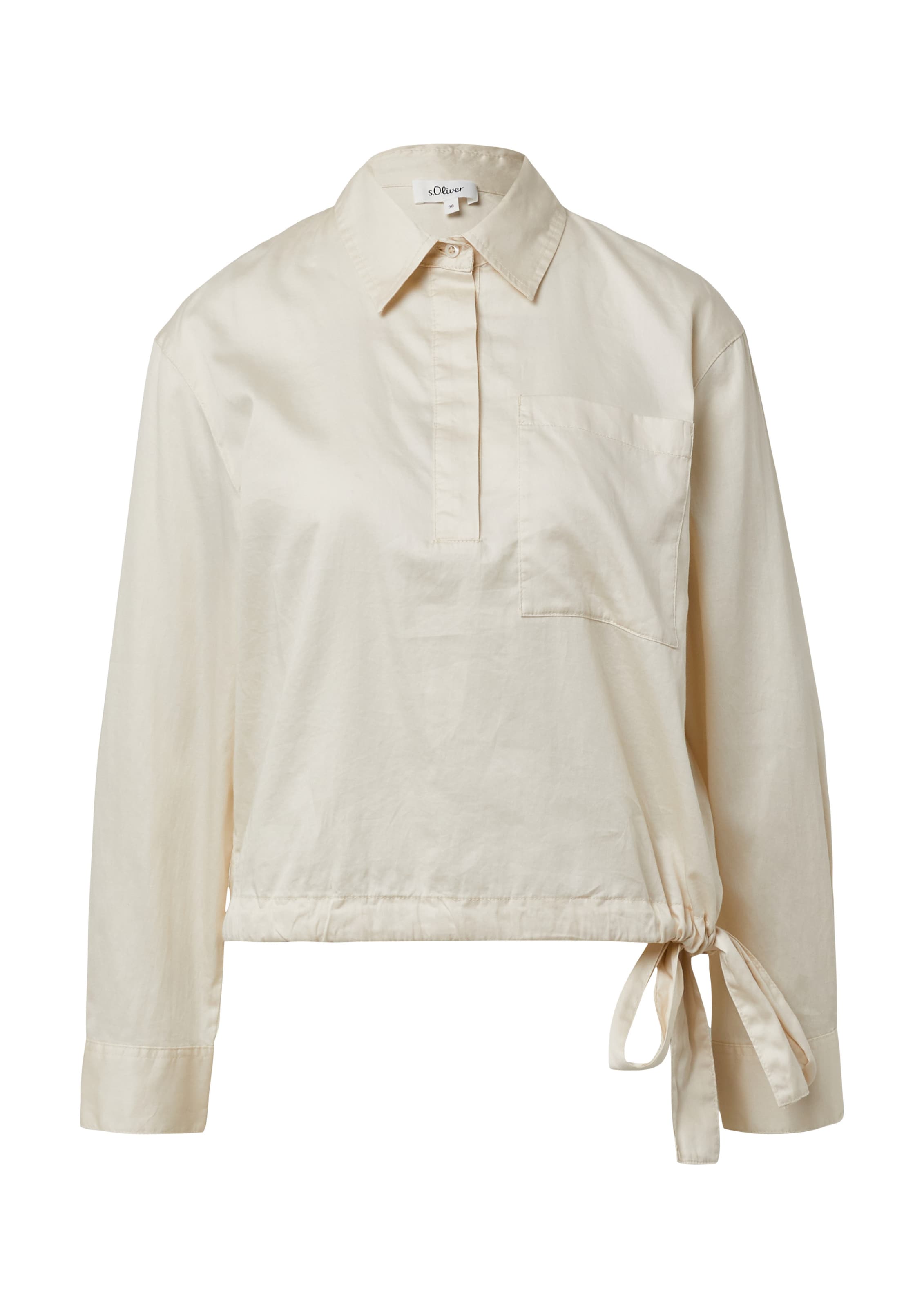 Chemisier s.Oliver en beige : devant