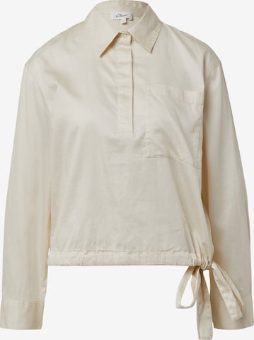 s.Oliver Blouse in Beige: front