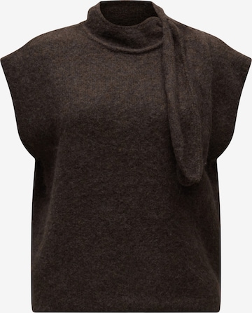 TOPSHOP Svetr 'CASSI' – hnědá: přední strana