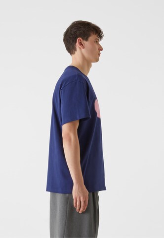 Lost Youth Shirt 'Lost Youth Tee - Wild Room Service' in Blauw