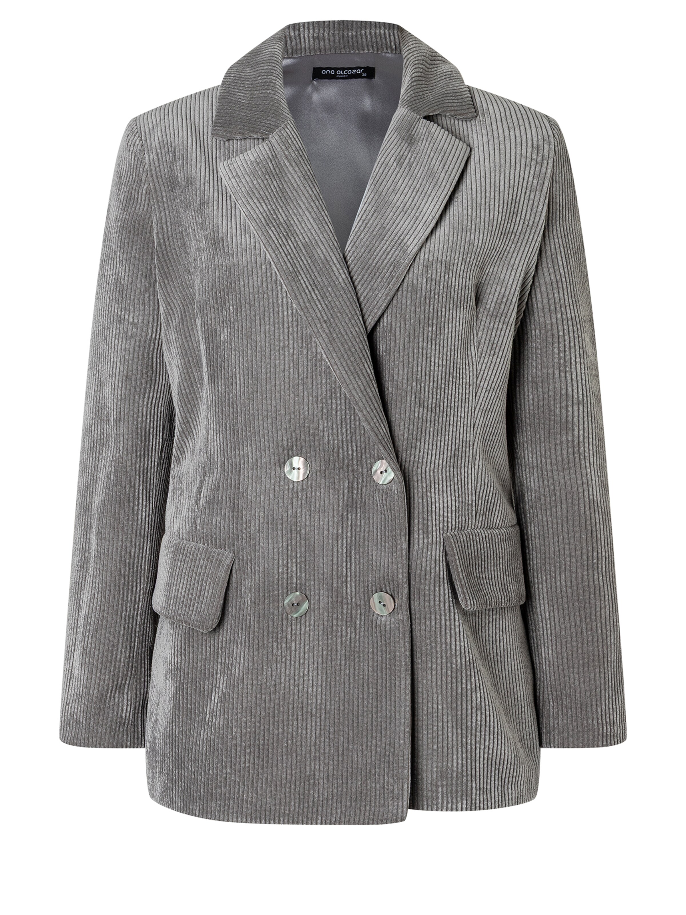 Ana Alcazar Blazers 'Adia' in Grijs: voorkant