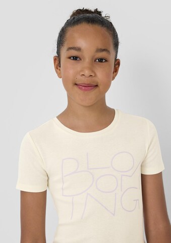 s.Oliver Shirt in Beige: voorkant