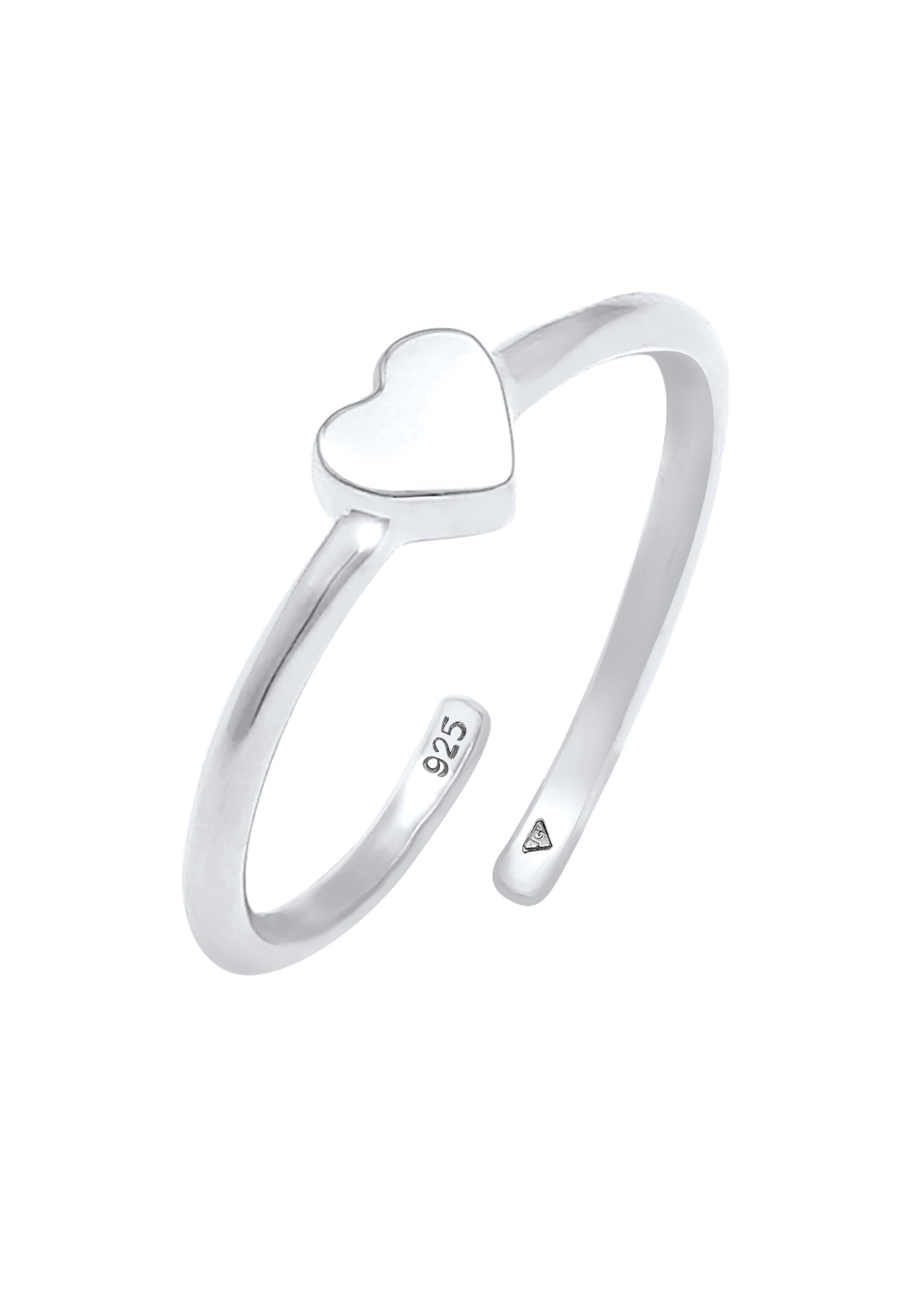 ELLI Ring in Silver: front