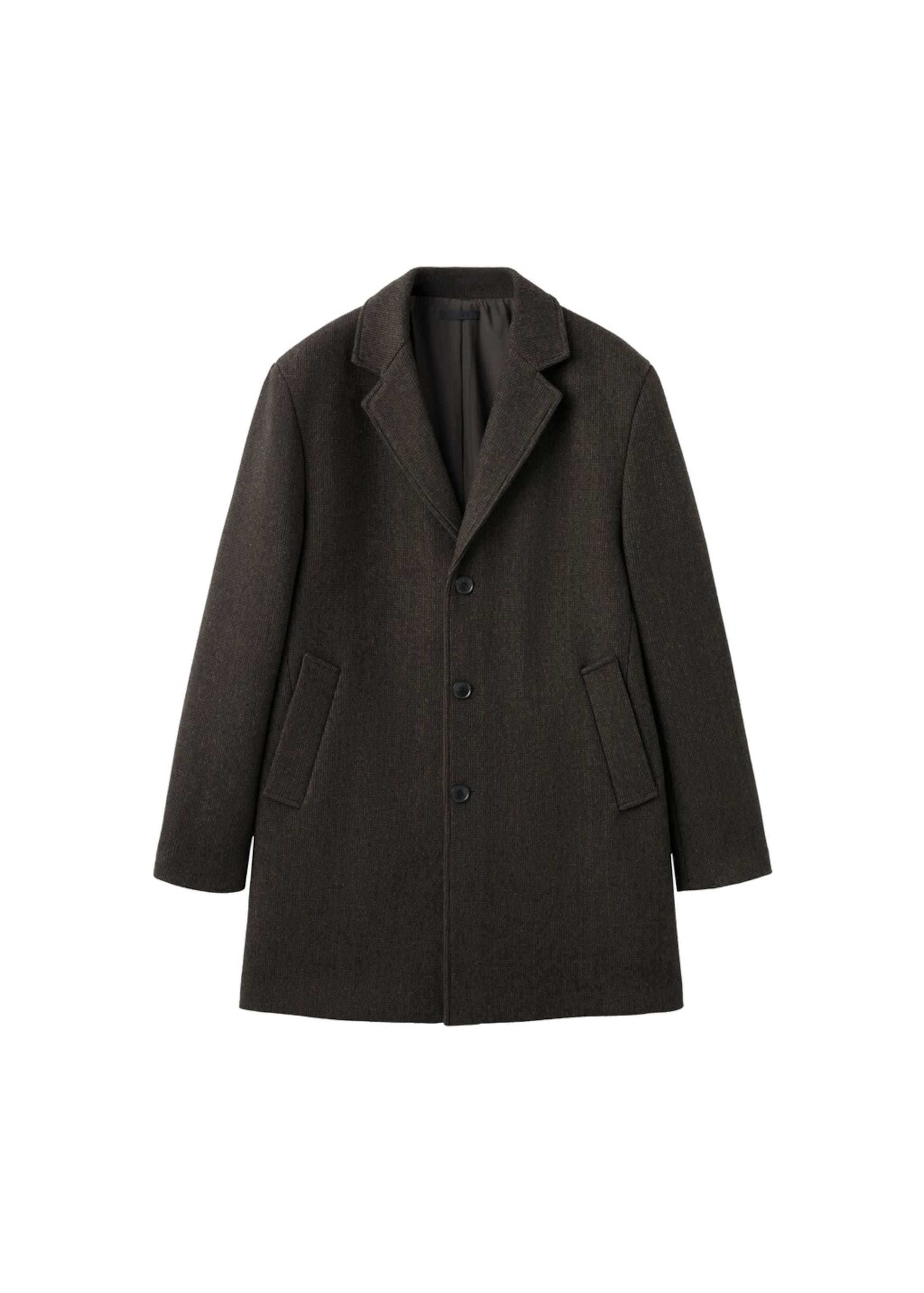 MANGO MAN Mantel 'Hake' in Braun: Vorderseite