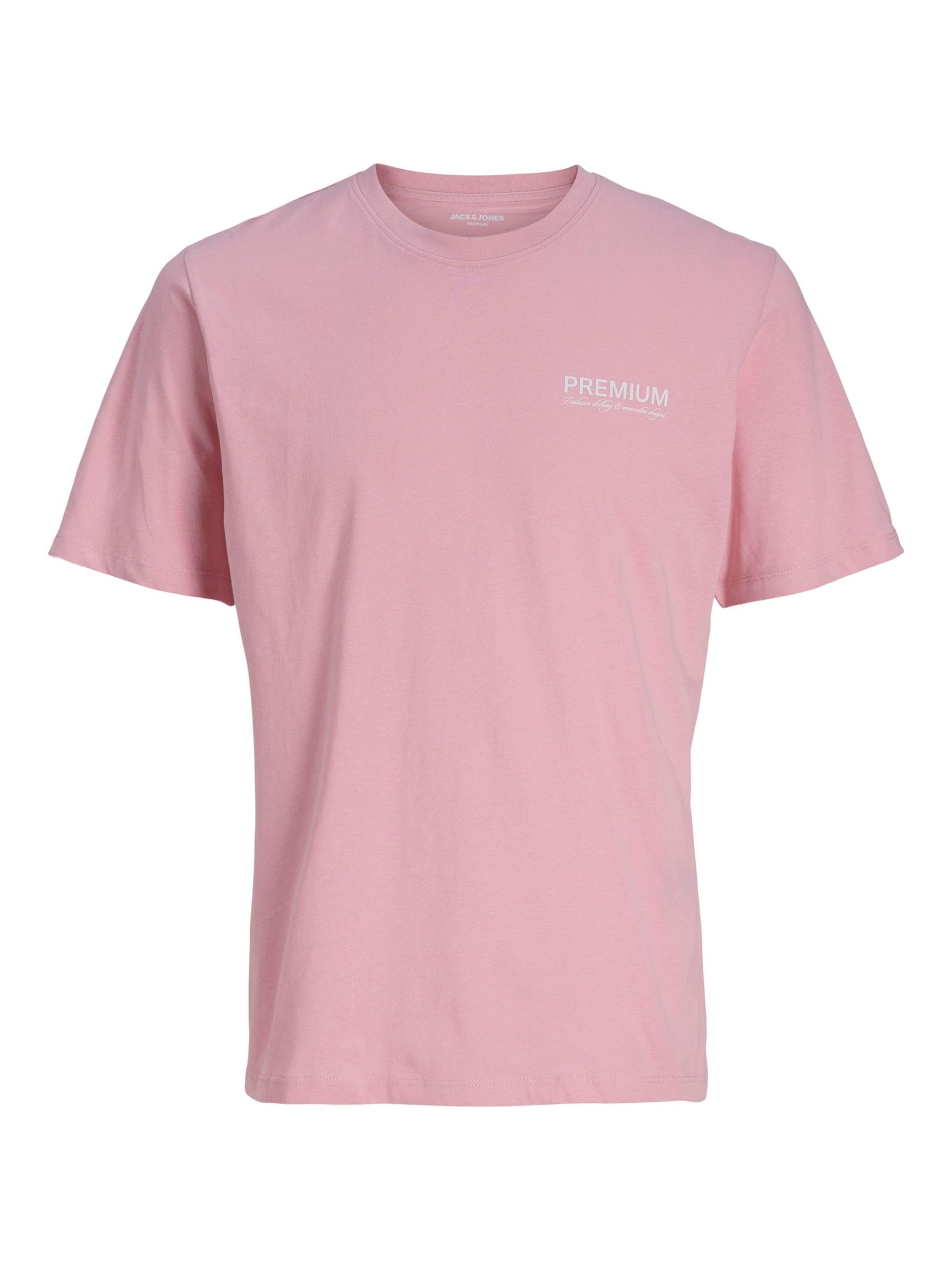 T-Shirt JACK & JONES en rose : devant