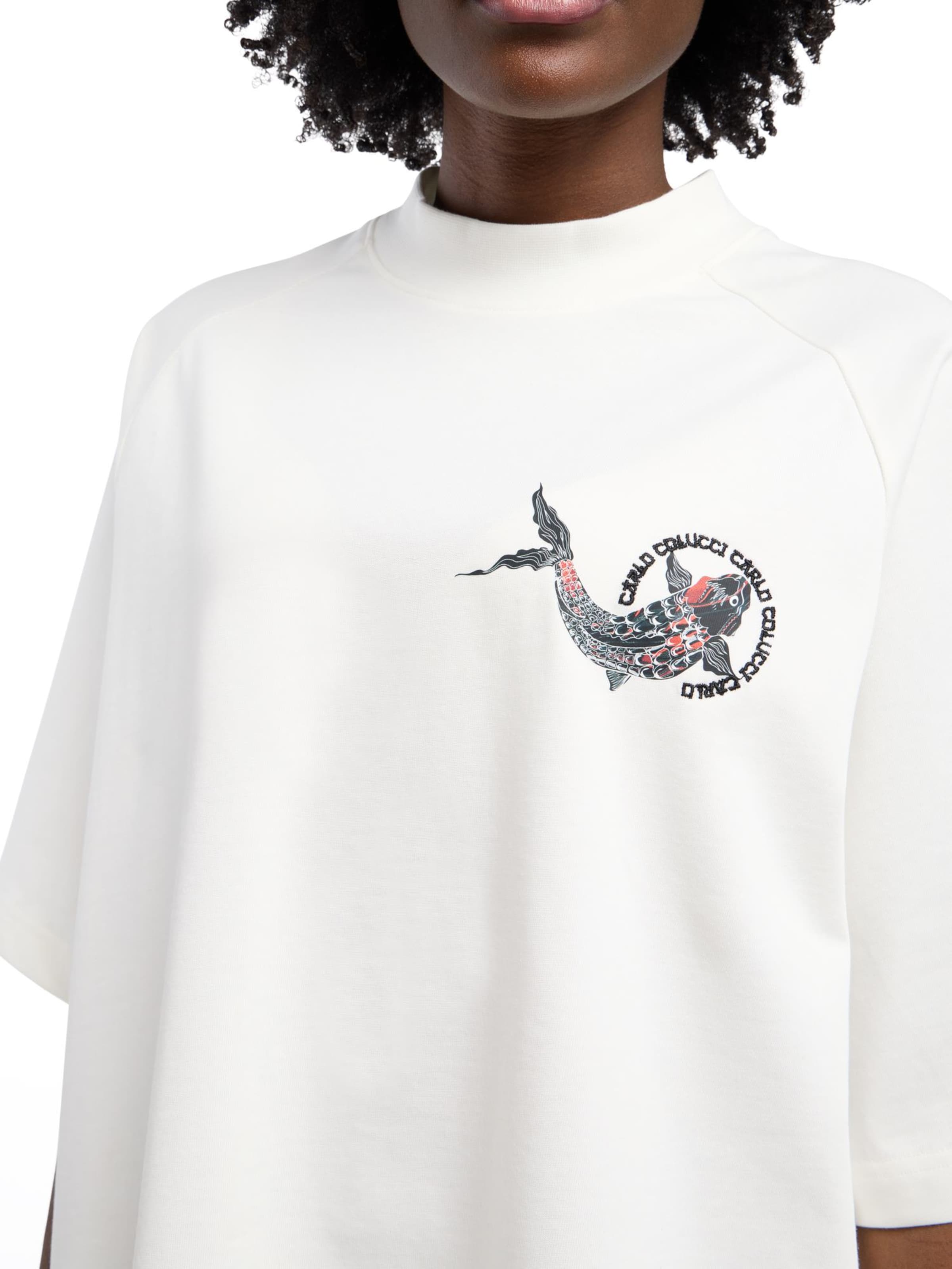 T-Shirt 'Dorigoni' Carlo Colucci en blanc
