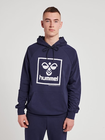 Hummel Athletic Sweatshirt in Blue: front