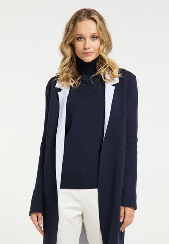 Cardigan DreiMaster Klassik en bleu : devant