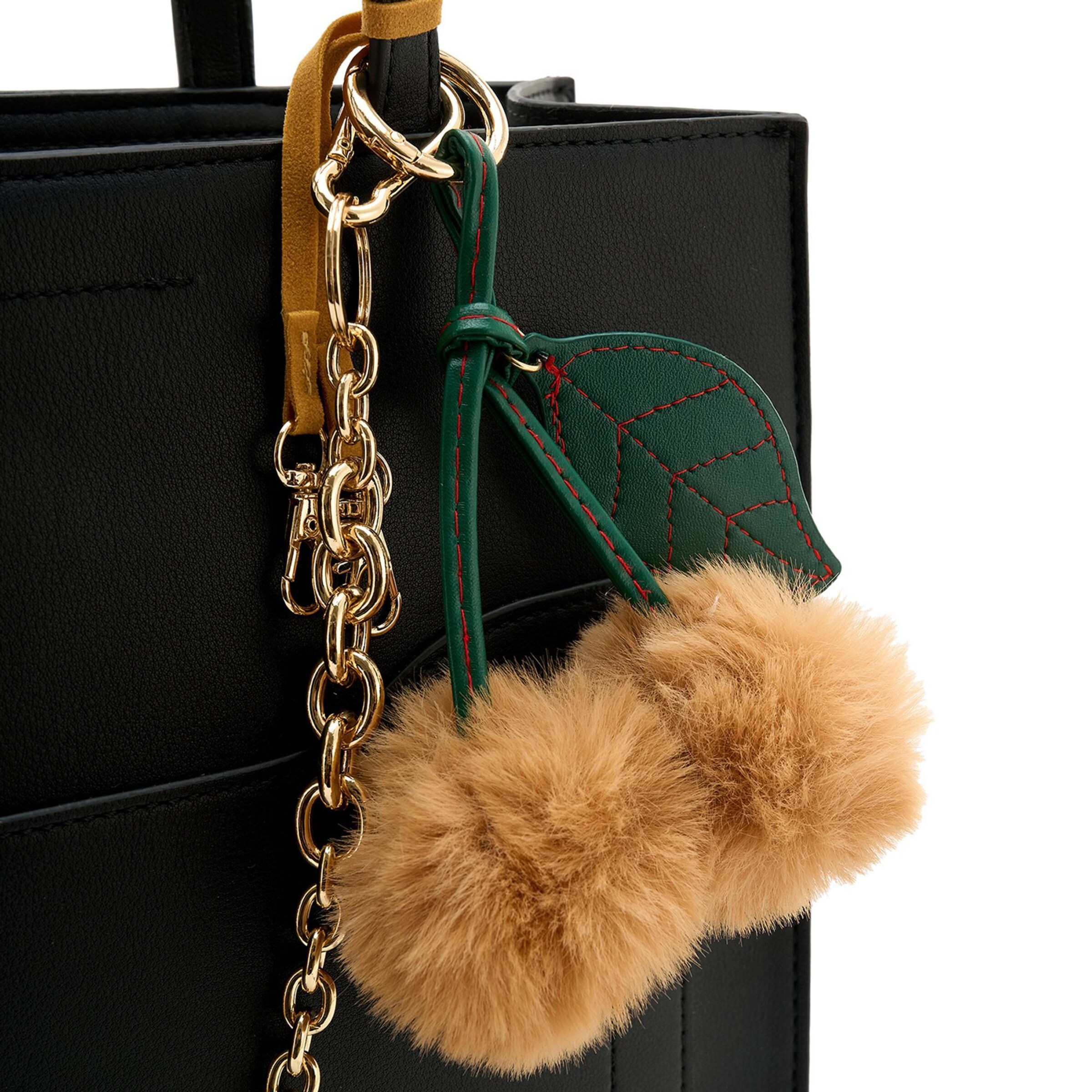 Seidenfelt Schultertasche 'Lyby' in Schwarz