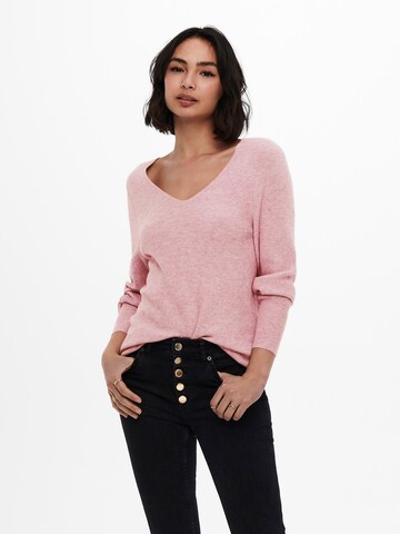 ONLY Sweter 'ATIA' w kolorze różowy