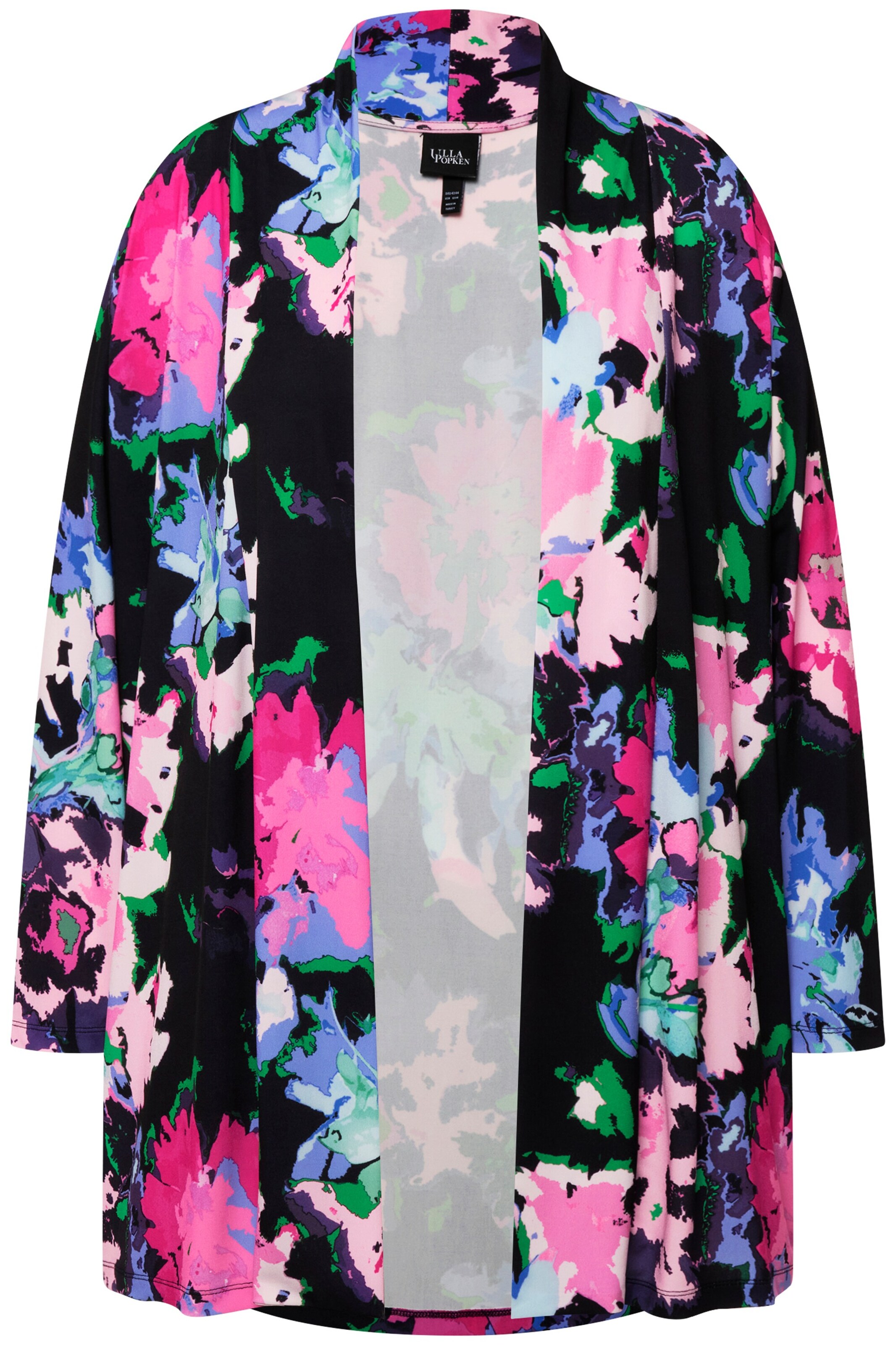 Ulla Popken Strickjacke in Schwarz: Vorderseite