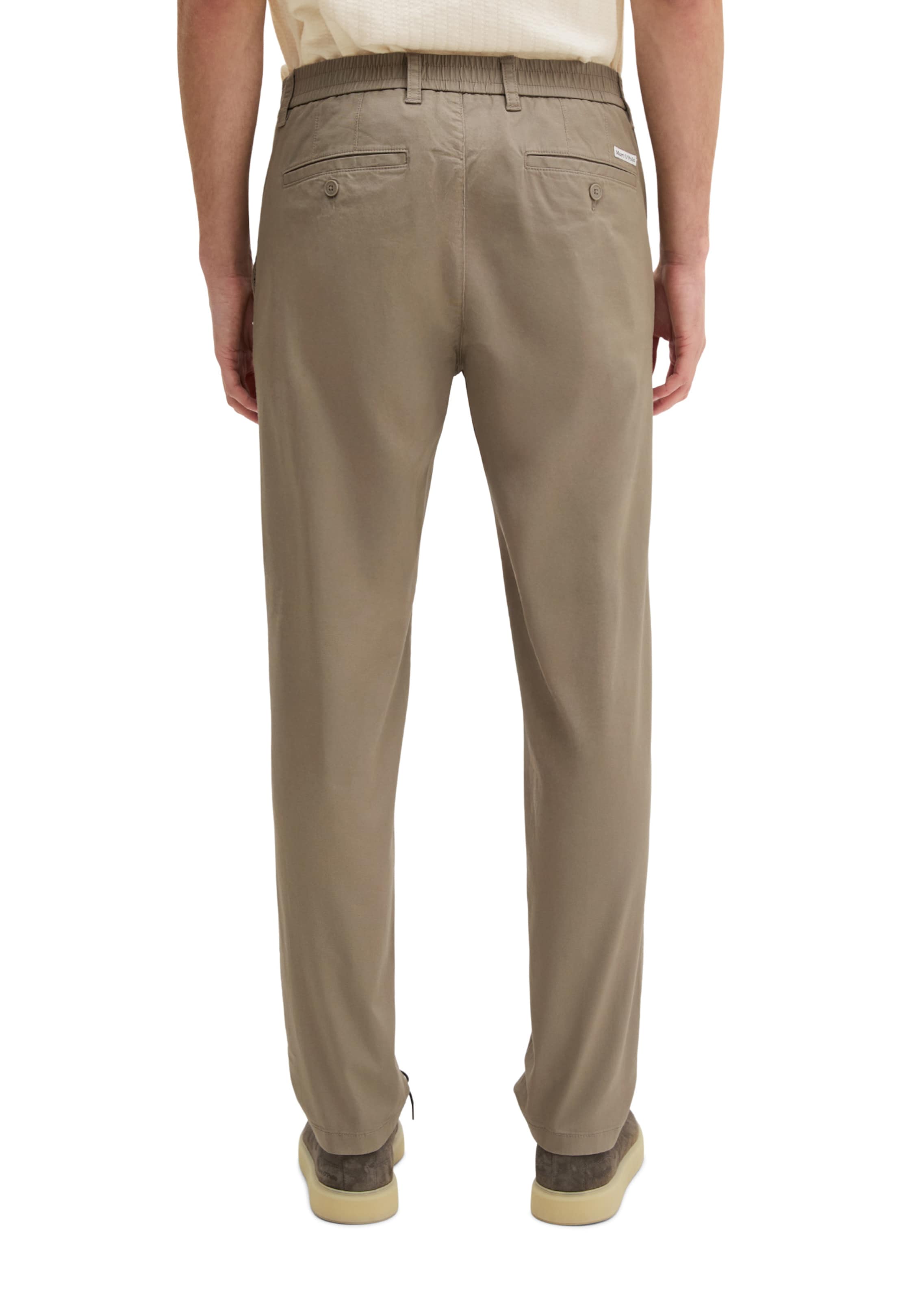 Marc O'Polo Regular Chino trousers 'Morot' in Brown