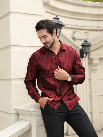 Youthup Comfort Fit Hemd‌‌‌‌‌‌ in Rot