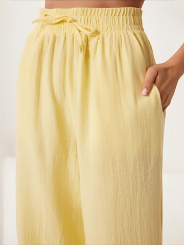 Wide Leg Pantalon 'Hose' Happiness İstanbul en jaune