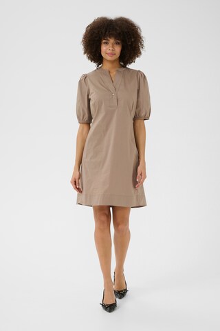 CULTURE Jurk 'Obla Antoinett' in Beige