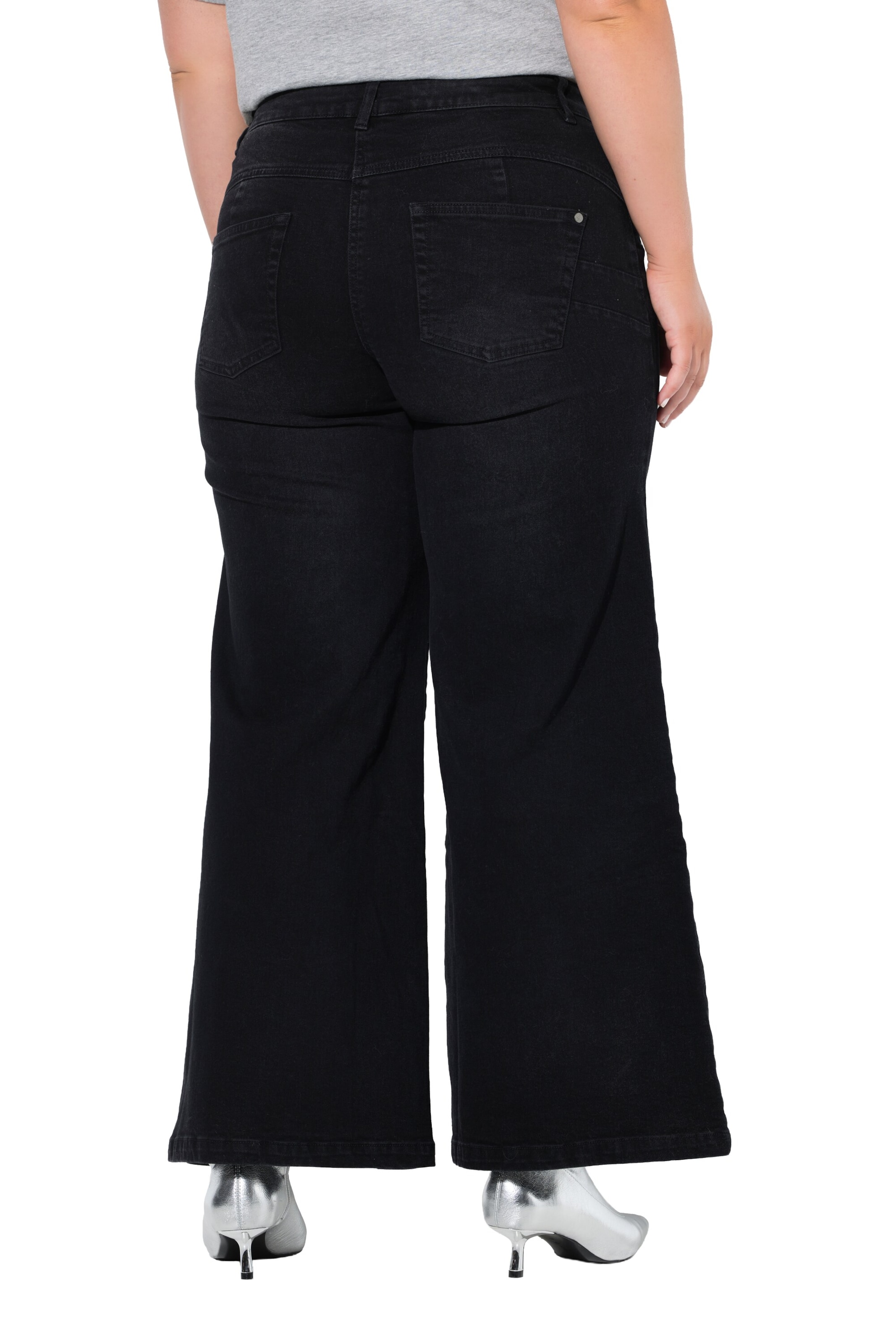 MIAMODA Wide leg Jeans in Black